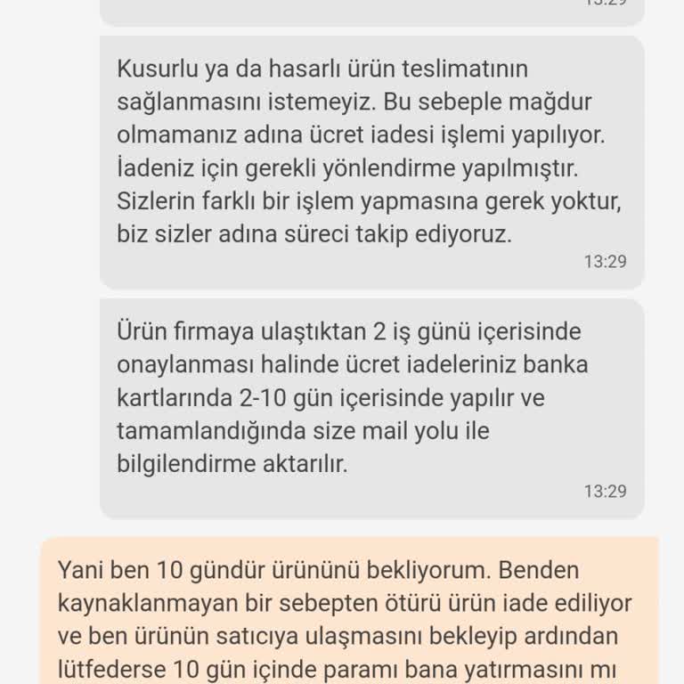 Kargo Ve İade Sürecinde Büyük Sorumsuzluk