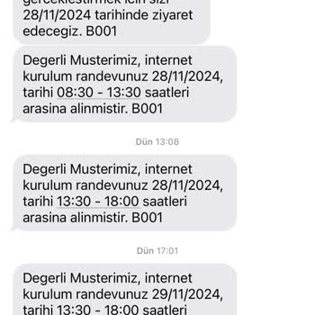 Kurulum Randevusu Kabusu