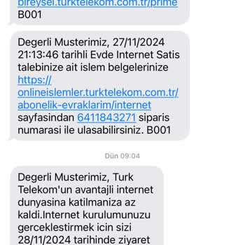 Kurulum Randevusu Kabusu