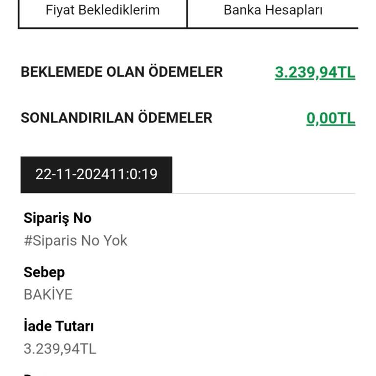 Tacreo'dan İade Sürecinde Gecikmelerle Karşılaştım
