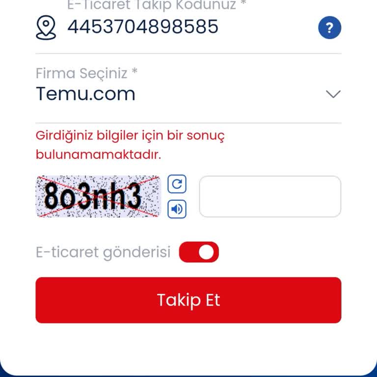 Temu Siparişim İçin Takip Sorunu Ve Yardım İhtiyacı