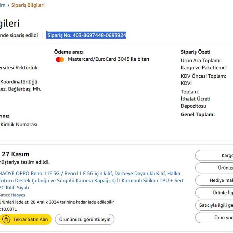 Kayıp Ürün Ve İletişimsizlik Mağduriyeti