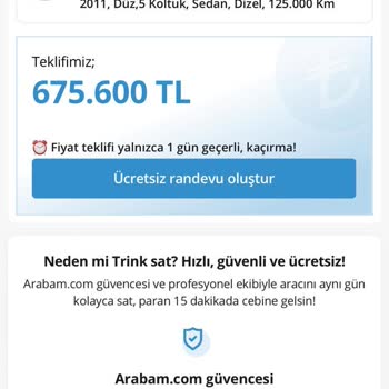 arabam.com Fiyat Teklifinde Büyük Farklar Ve Hayal Kırıklığı