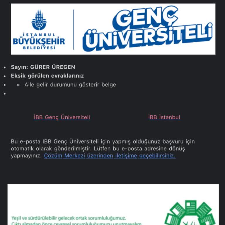 İBB Burs Başvurusunda Evrak Sorunu Ve İletişim Eksikliği