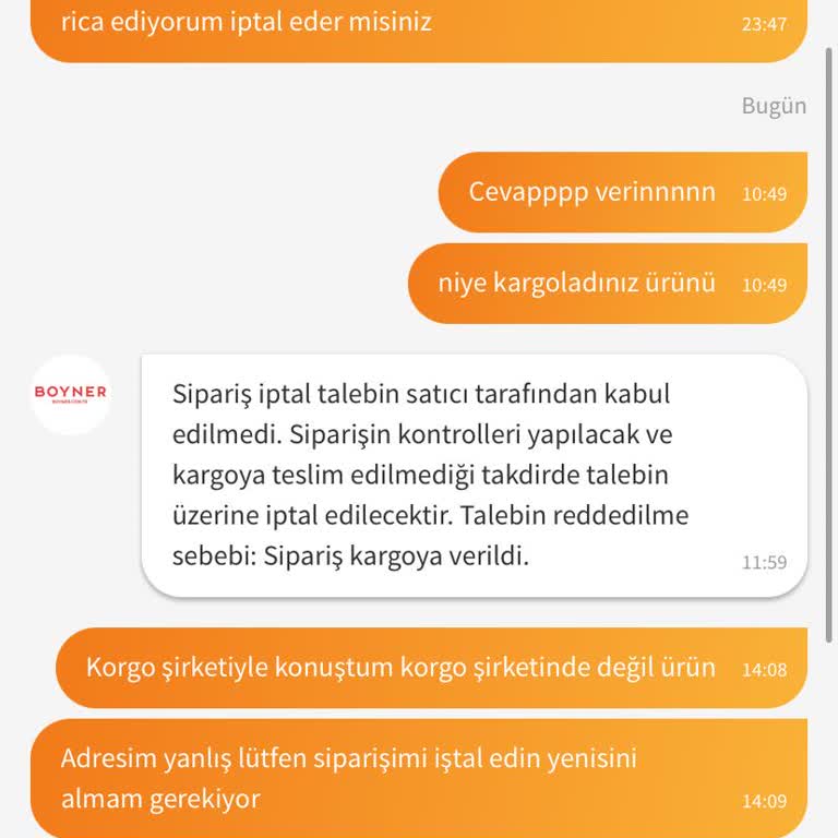 Yanlış Adres Mağduriyeti: İptal Talebim Reddedildi!
