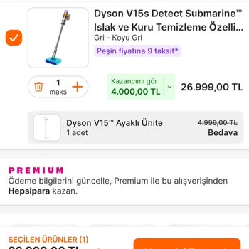 Dyson V15s Alıcılarına Eşitlik Talebi
