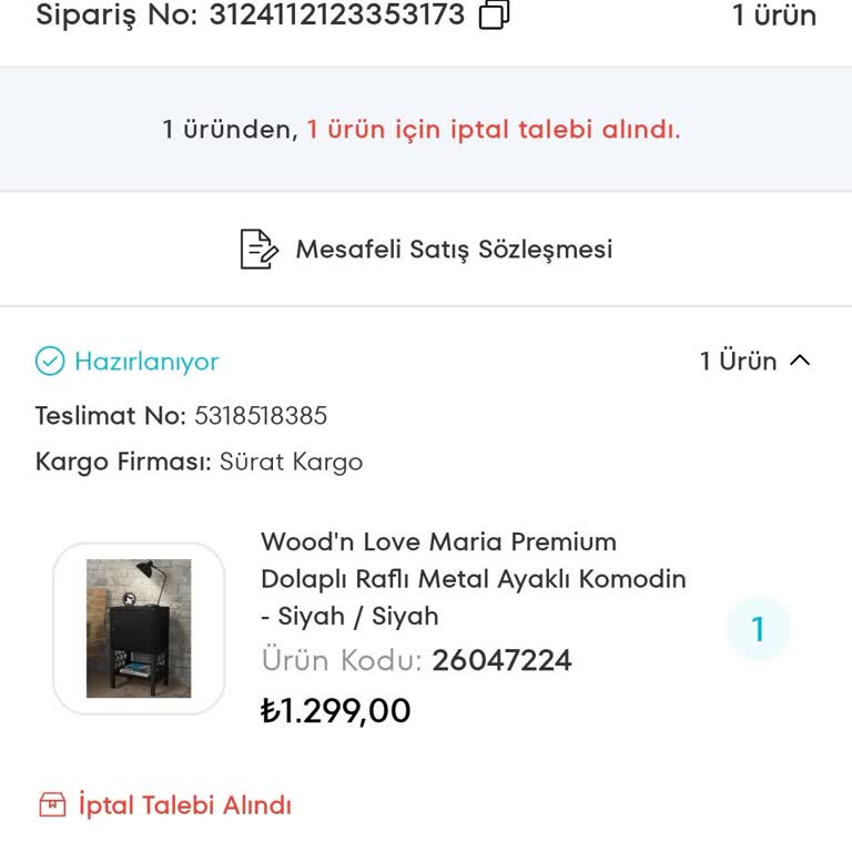 Ürün Teslim Edilemedi, İade Süreci Çıkmaza Girdi