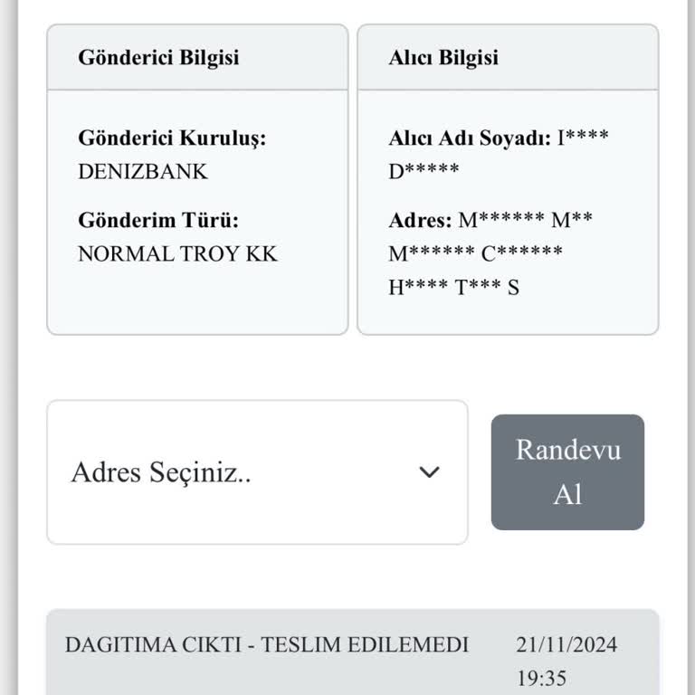 Kurye.net İle Kredi Kartı Teslimatında Yaşanan Gecikme
