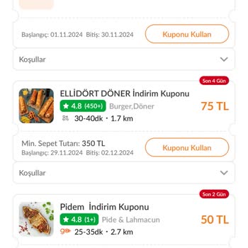 Trendyol GO'da Kupon Karmaşası