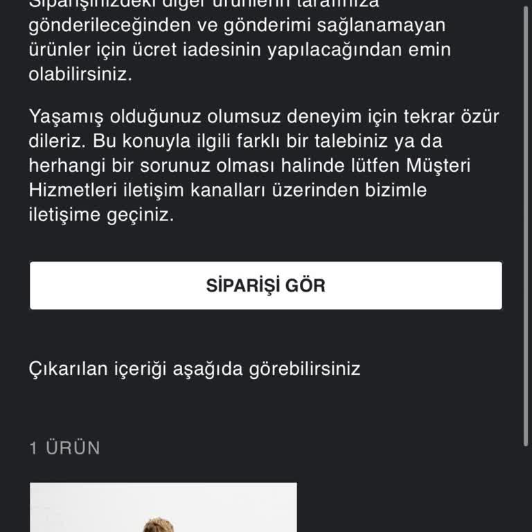 Stokta Olmayan Ürünün Satışı Ve İptal Süreci Sorunu