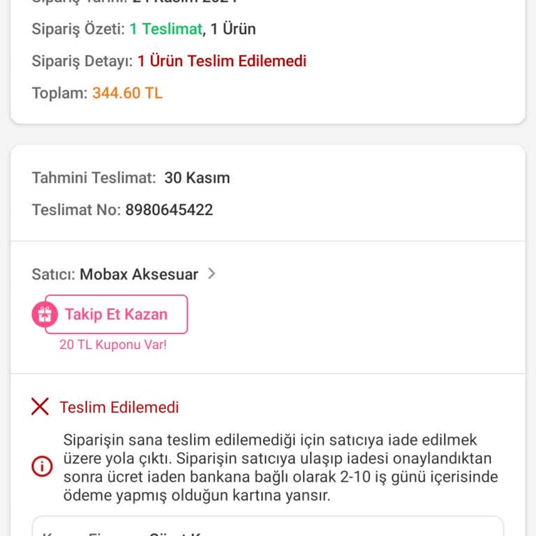 Sürat Kargo İle Yaşanan Teslimat Sorunları Ve Müşteri Memnuniyetsizliği
