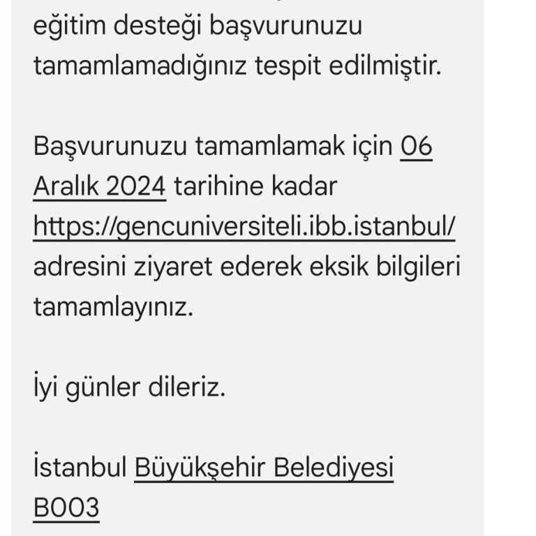 Burs Başvurusunda Evrak Yükleme Ve Güncelleme Sorunu