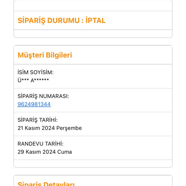 Montaj Randevusu Ve Müşteri Hizmeti Sorunu