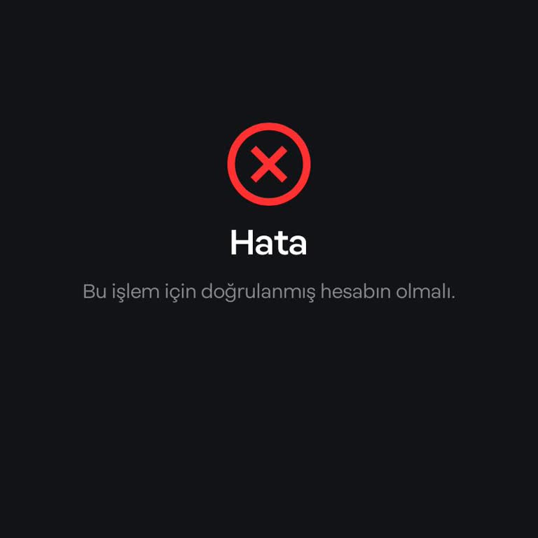 Papara Hesap Doğrulama Sorunu Ve Hata Mesajı