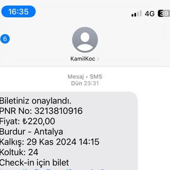 Otobüs Saatleri Ve Hizmet Kalitesi Sorunu