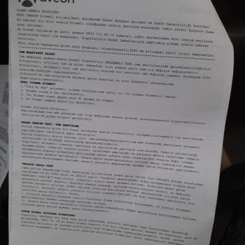 Kasko Yıkama Hizmeti Eksikliği Ve İlgisizlik