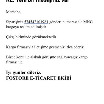 Kayıp Kargo Ve İletişim Eksikliği