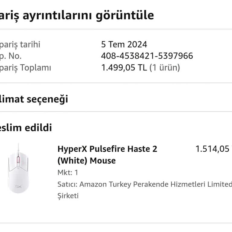 Hyperx Mouse Tıklama Sorunu Ve Destek Eksikliği