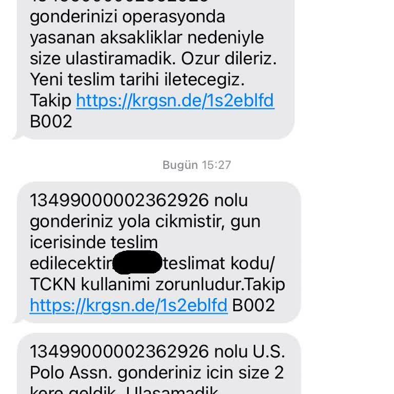 Kargo Teslimat Sorunu Ve Müşteri Hizmetleri Erişimsizliği