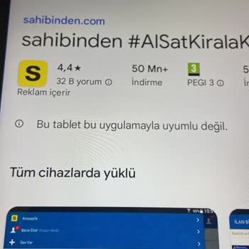 Yeni Redmi Pad SE'de Sahibinden Uygulaması Sorunu