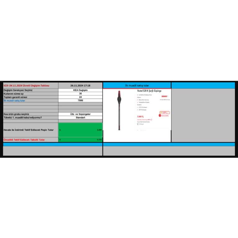 Vestel Elektrikli Süpürge Batarya Krizi
