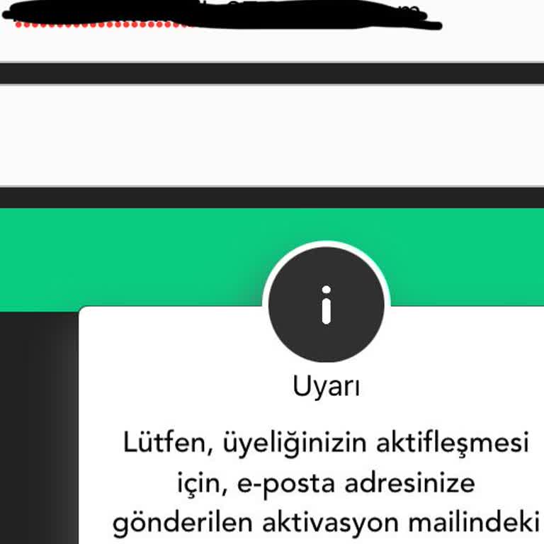 Aktivasyon Maili Sorunu Ve Hesap Erişimi Engeli