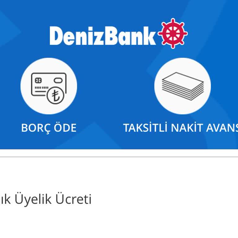 Denizbank Kredi Kartı Üyelik Ücreti Haksızlığı