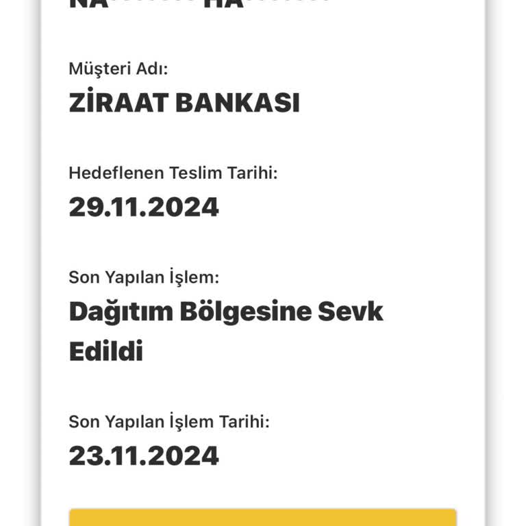Ziraat Bankası Kredi Kartı Teslimat Sorunu