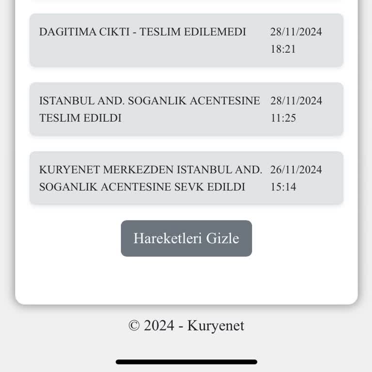Kuryenet Teslimat Sorunu Ve Yanıltıcı Bilgilendirme