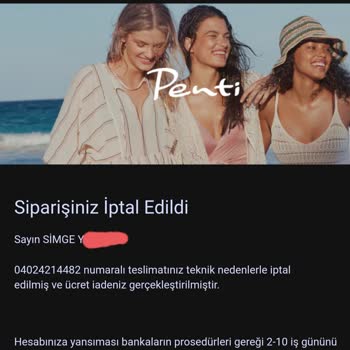 Siparişim İptal Edildi, Müşteri Hizmetleri Yanıt Vermiyor