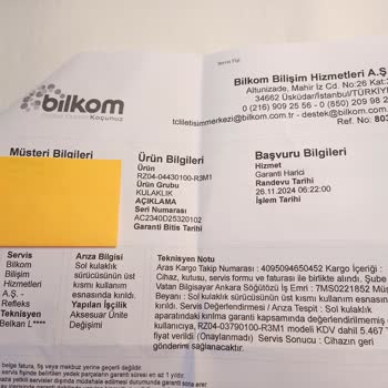 Razer Yetkili Servisinin Yetersiz Onarım Hizmeti Ve Yüksek Ücret Talebi