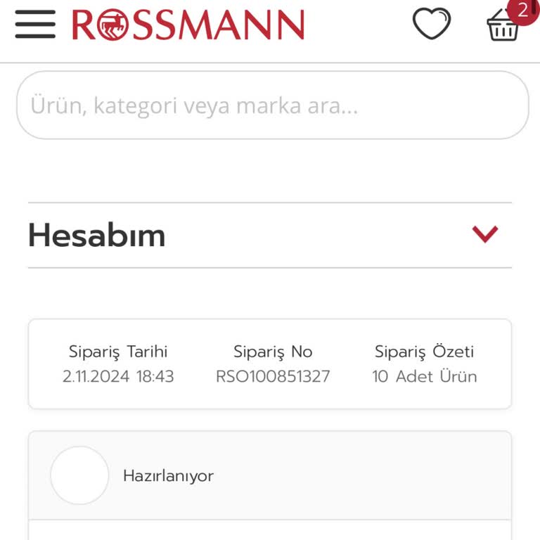 Rossmann Online Alışverişte Teslimat Ve İade Sorunu