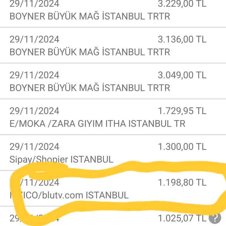 Blutv Bilgim Dışında Yapılan İşlemler Ve Yetersiz Güvenlik Önlemleri