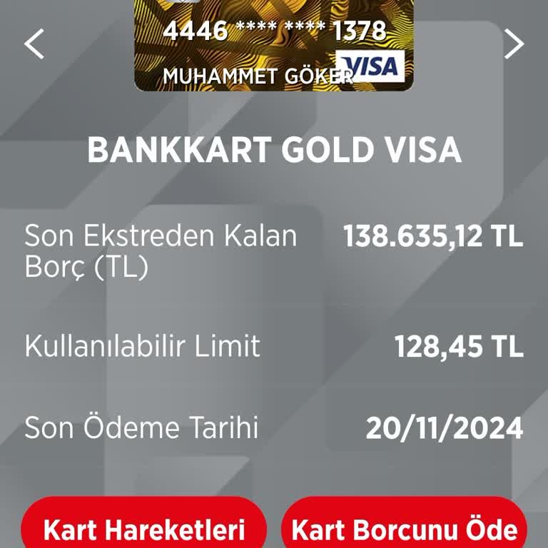 Kredi Kartı Yapılandırma Sorunu Ve Çözüm İsteği