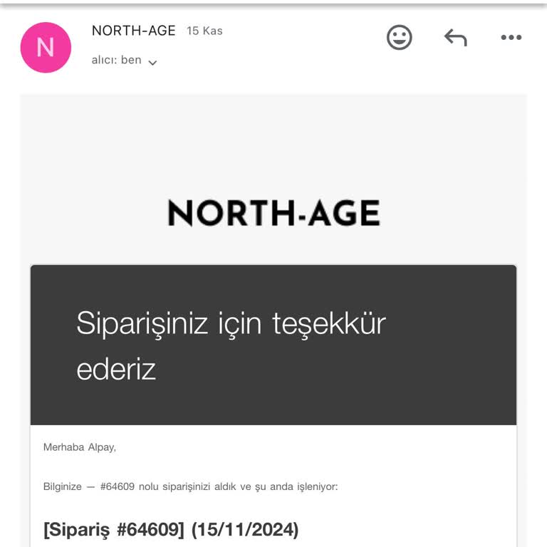 North-Age Sipariş Sonrası Sessizlik: Yanıt Bekliyorum