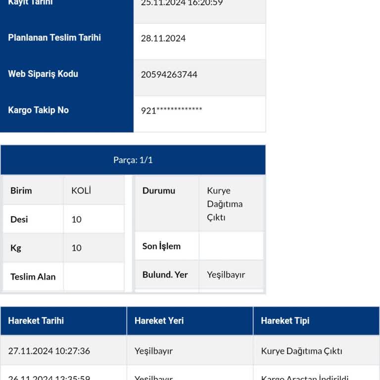 Kargo Teslimatında İletişim Ve Hizmet Eksikliği