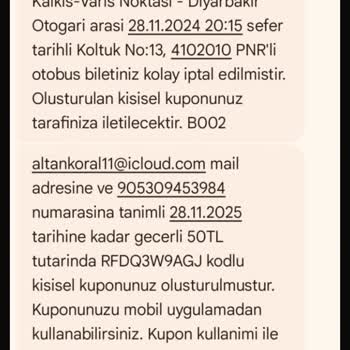 İptal Edilen Sefer Ve İletişim Sorunları