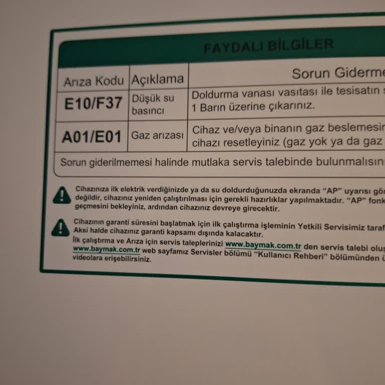 Baymak Servis Randevusunda Yaşanan Aksaklık Ve İletişim Eksikliği