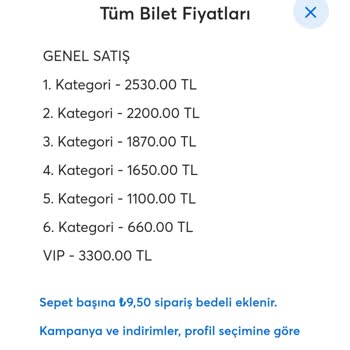 Biletix Fiyatlandırma Ve Koltuk Seçimi Sorunu