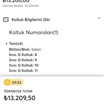 Biletix Fiyatlandırma Ve Koltuk Seçimi Sorunu