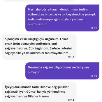 Eksik Sipariş Ve Yanıltıcı Çözümler