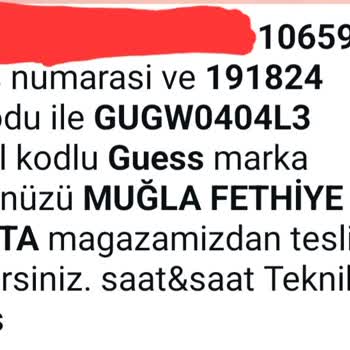Guess Saatimin Kordonu Renk Değiştirdi Garanti Kabul Etmiyor