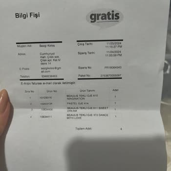 Kargoda Kırılan Ojelerle Hayal Kırıklığı