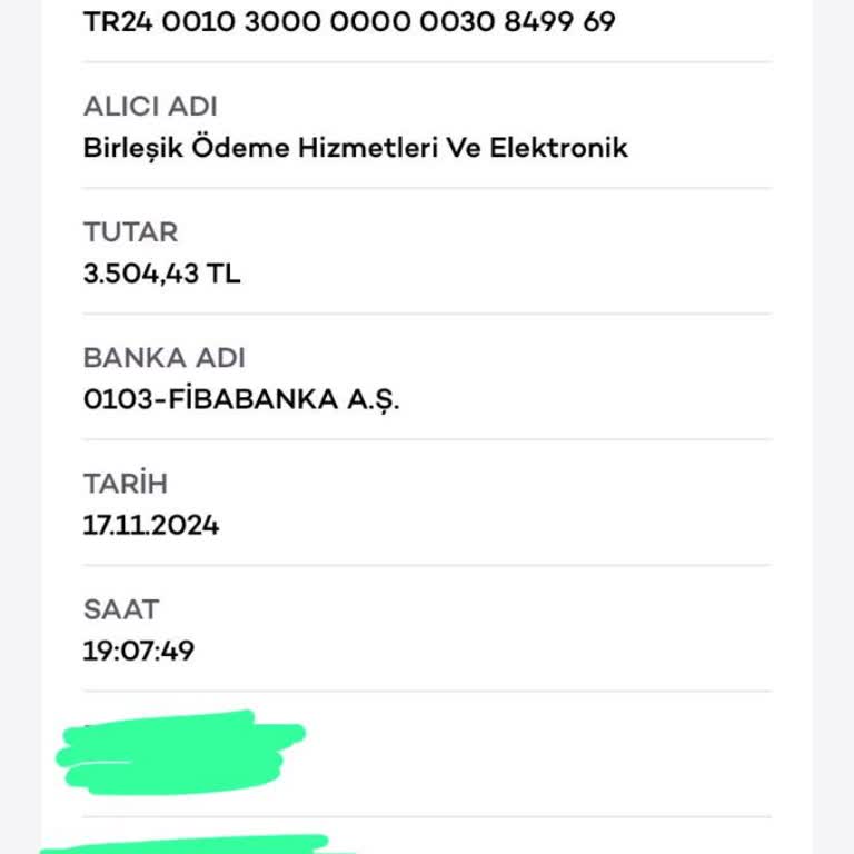 Yanlış EFT İşlemi Sonrası Geri Ödeme Sorunu