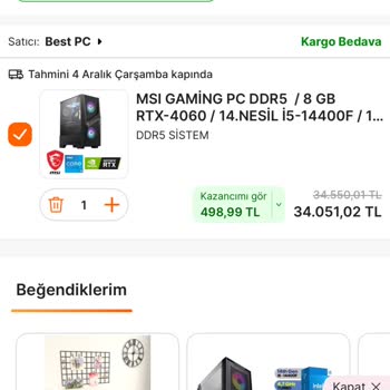 Sepetteki İndirim Yanıltmacası
