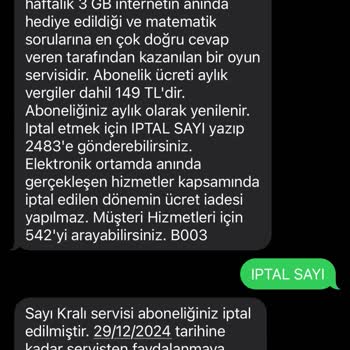 Vodafone'un Habersiz Abonelik Ücreti Şoku
