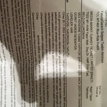 TCL Akıllı Saatte Ses Yansıması Sorunu Ve Değişim Talebi