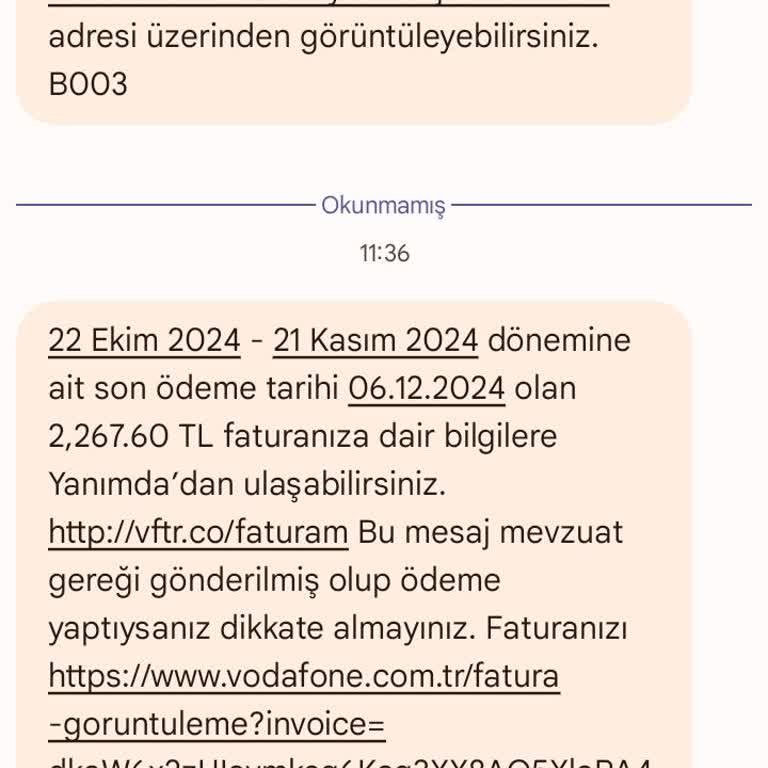 Vodafone Üzerinden İzinsiz Üyelik Ve Faturalandırma Sorunu
