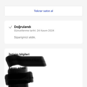 Teslim Edilmeyen Sipariş Ve İletişim Sorunu