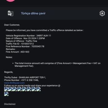 Thrifty Car'dan Haksız Trafik Cezası Çekimleri!